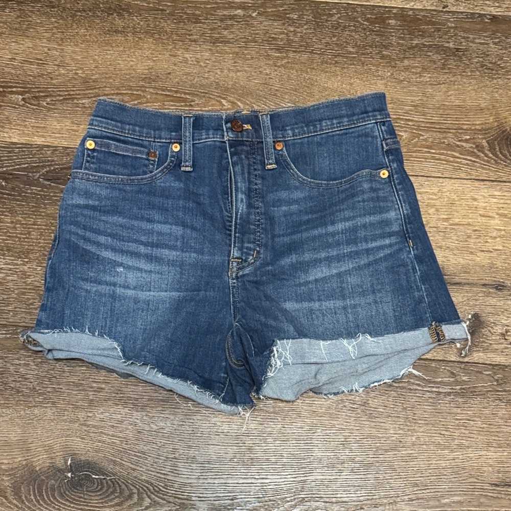 Madewell high rise‎ denim shorts 27